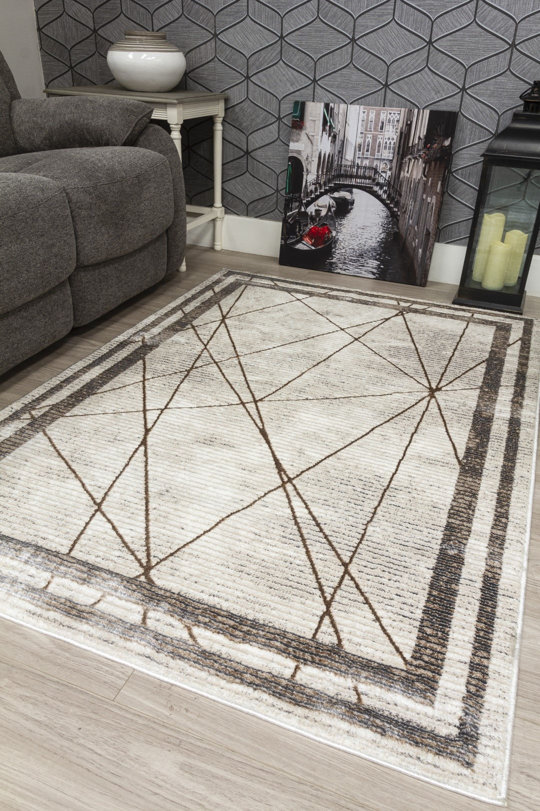 Glitz Art Deco - Beige