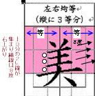 3つのコツで美文字を書いてい見よう その2