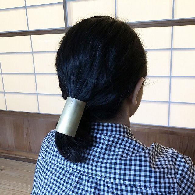 サムネイル： 真鍮のヘアカフス L FL