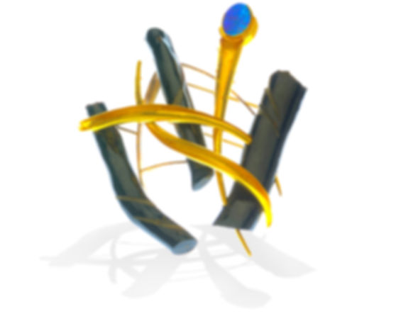 Black Coral Brooch