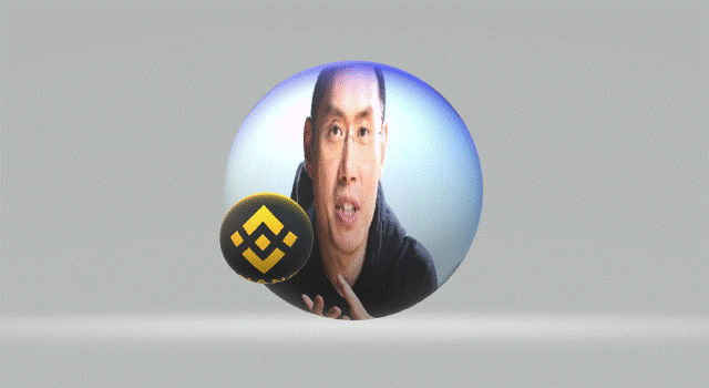 Binance Ceo and Planet Binance.gif