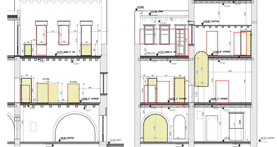 Αρχιτεκτονική μελέτη ανακαίνιση αρχιτεκτονικά σχέδια Αρχιτέκτονας Μελίνα Τούντα Melina Tounta architect