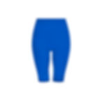 blue cycling shorts Front view