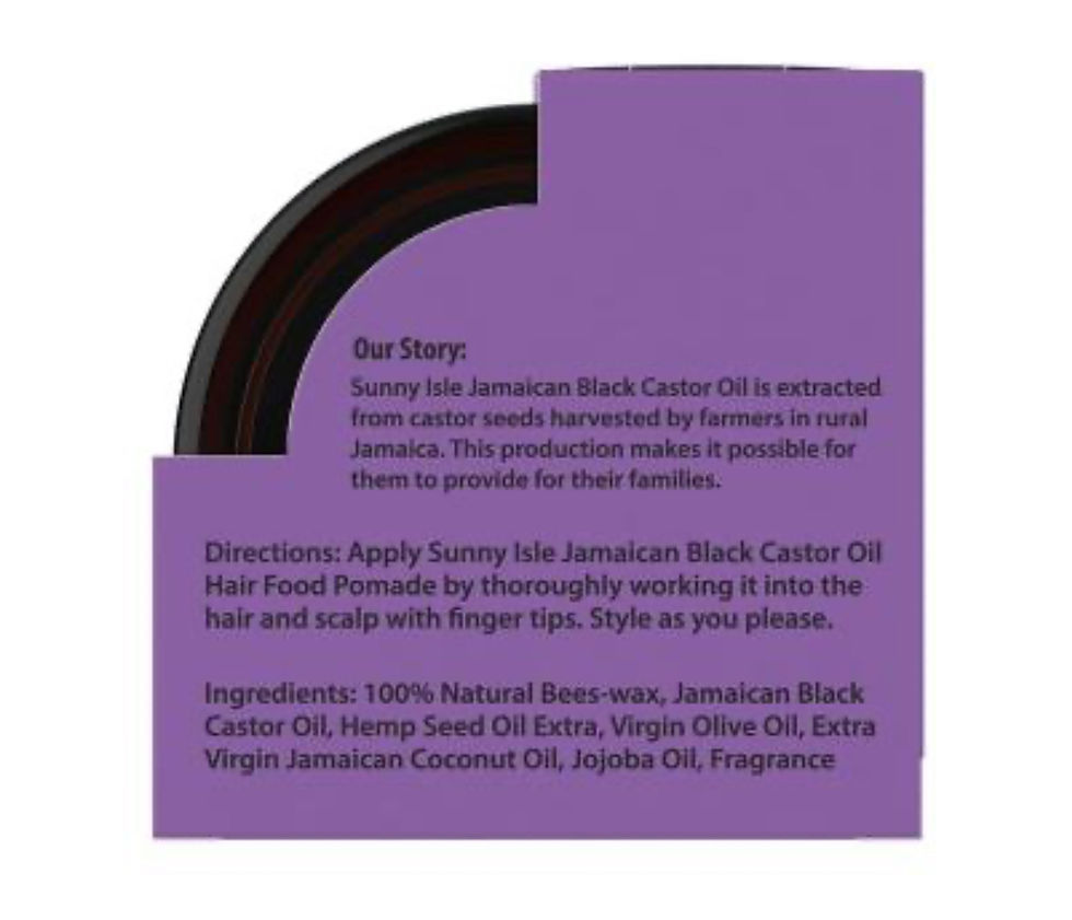 Thumbnail: Sunny Isle Jamaican Black Castor Oil Lavender Hair Food Pomade 4 oz | For Dry Sc