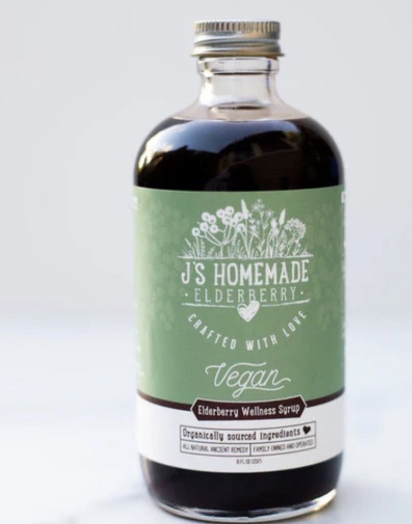 Large Vegan Elderberry Syrup