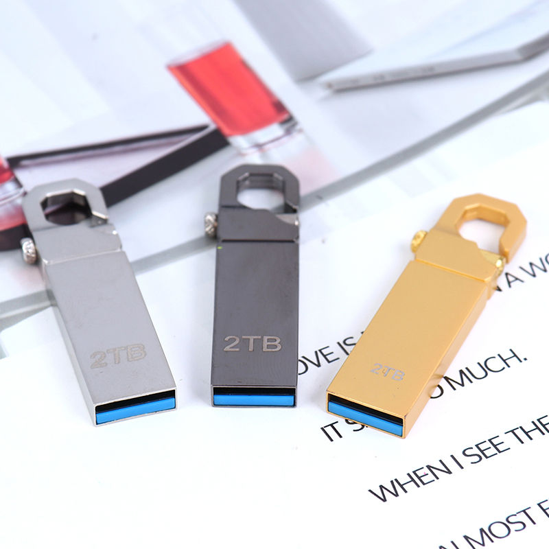 Thumbnail: 2023 New Mini Portable SSD Hard Drive 3.1 High-speed Flash Drive 256G USB PEN DR