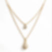 Gold Stacked Rhinestone Necklace