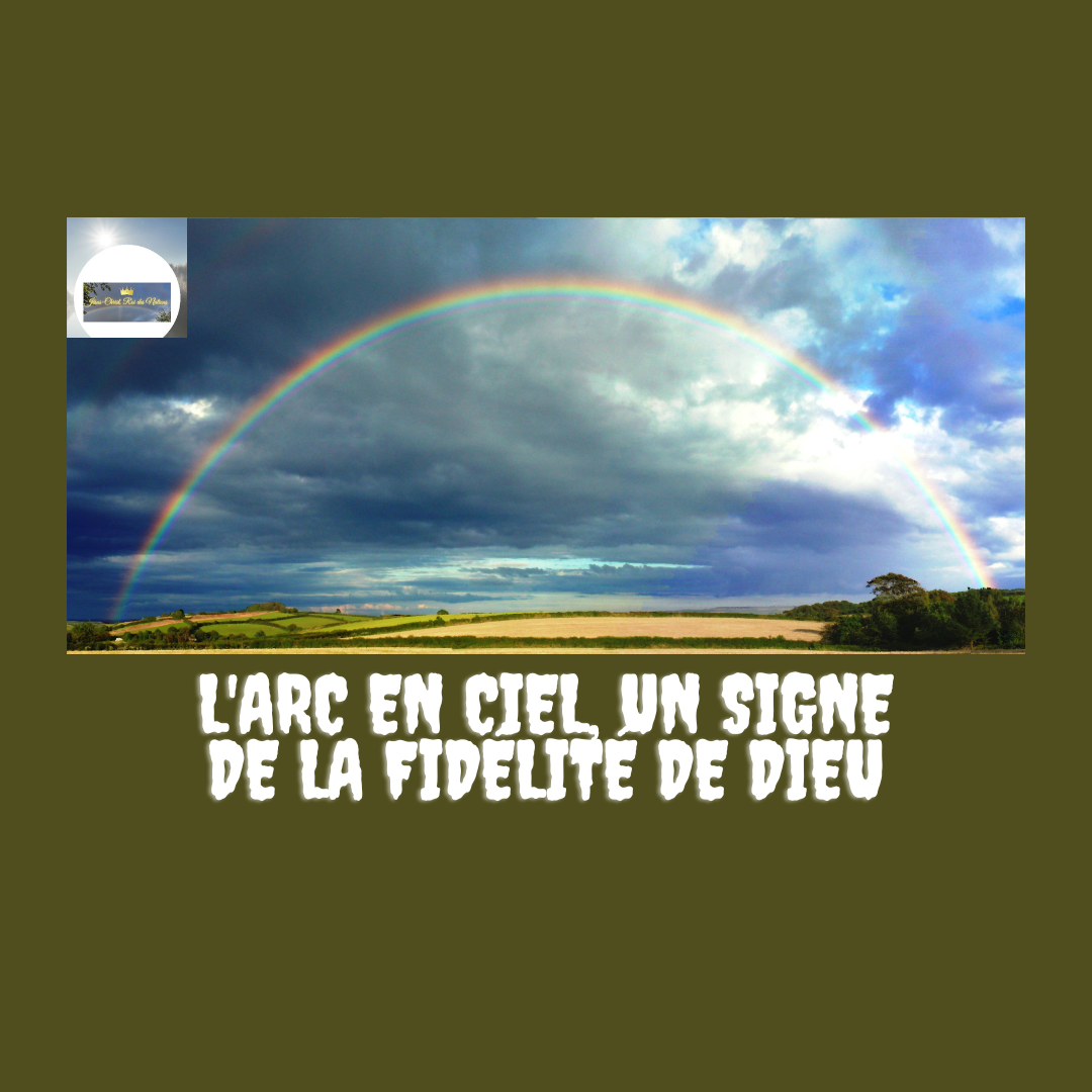 L'arc en ciel, un signe de la fidélité de Dieu🌈