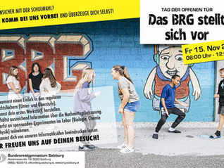 Tag der offenen Tür – das BRG stellt sich vor