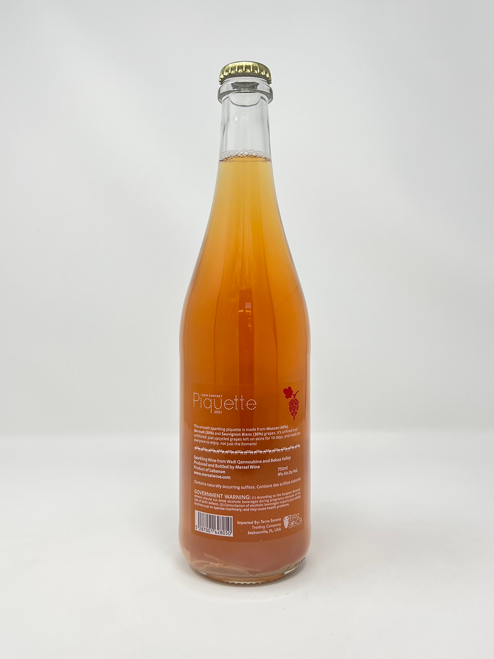 Thumbnail: MERSEL WINES Piquette 2021, Lebanon (spark white)