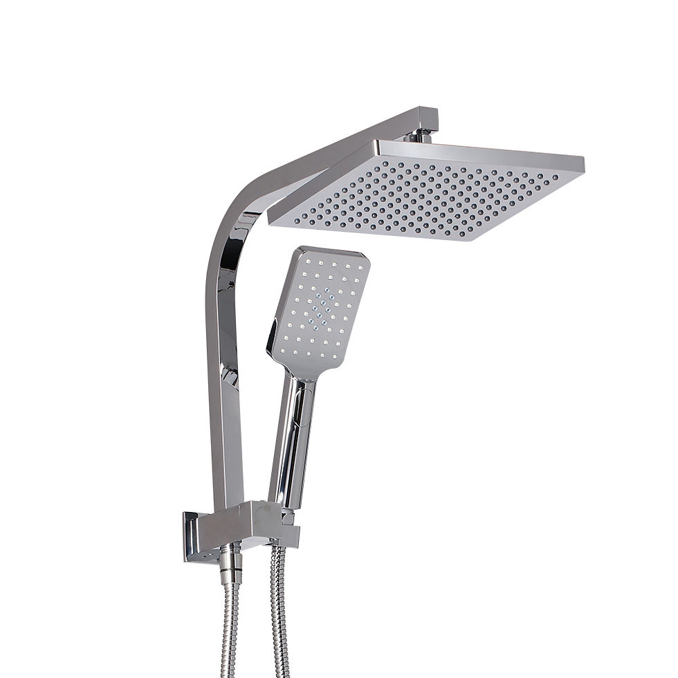 Thumbnail: Cefito 8'' Rain Shower Head Set Handheld Square