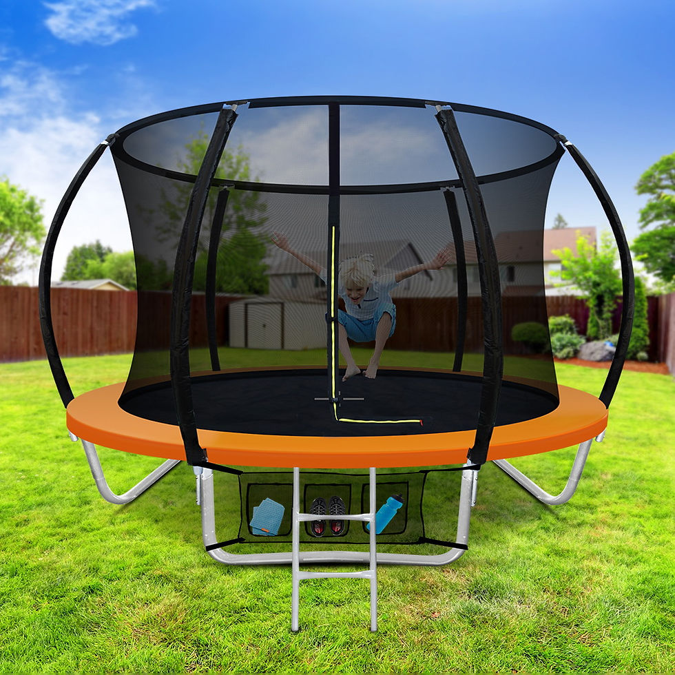 Thumbnail: Everfit 8FT Trampoline Rebounder Orange