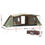 Thumbnail: Weisshorn Instant Up Camping Tent 10 Person 3 Rooms