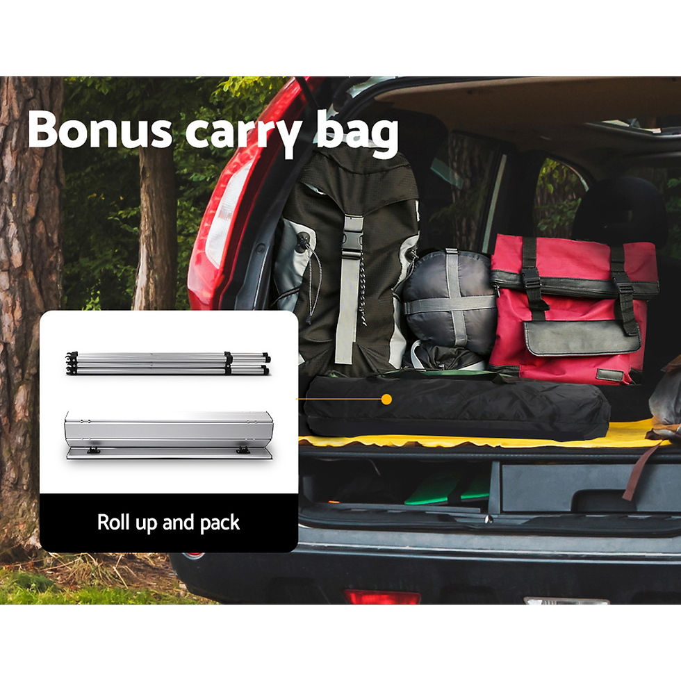 Thumbnail: Weisshorn Camping Table Roll Up Aluminum Portable 70CM