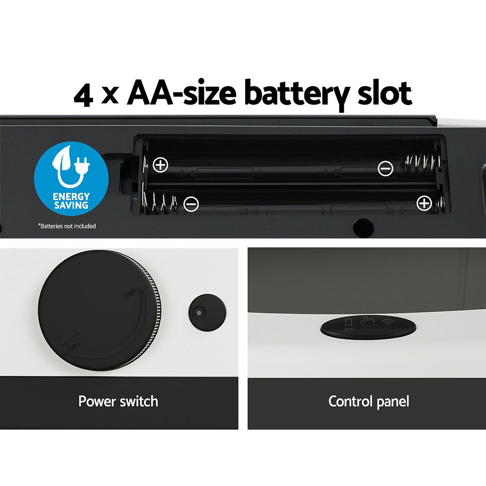 Thumbnail: Devanti 50L Motion Sensor Bin White