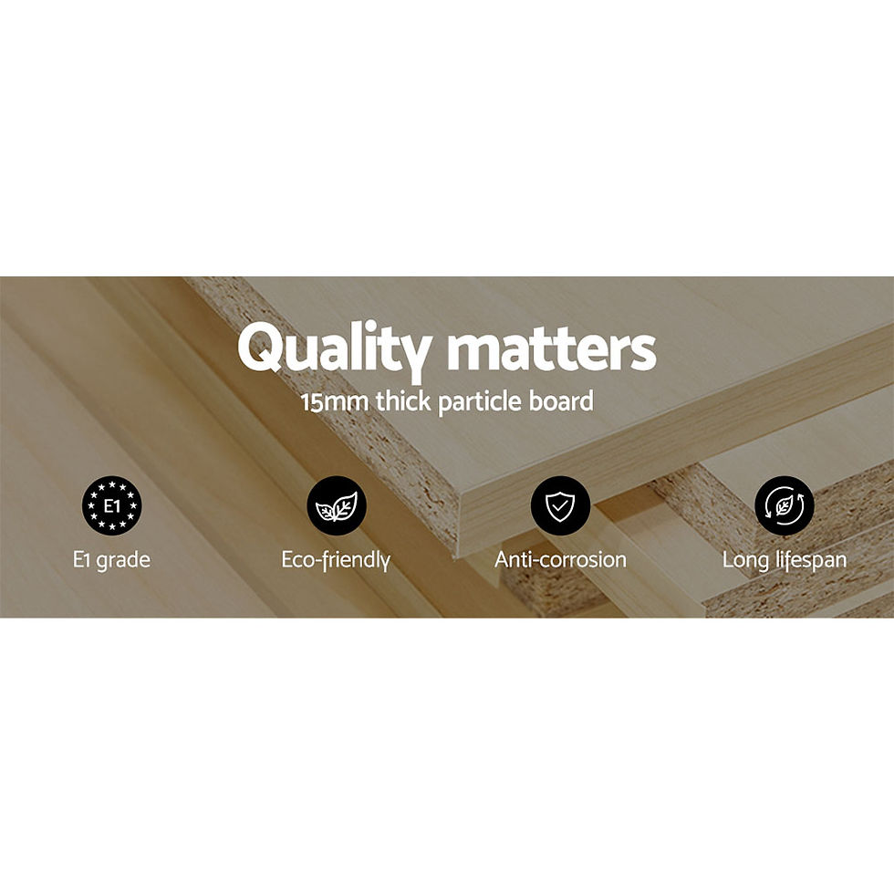 Thumbnail: Artiss Entertainment Unit LED 215cm White Caya