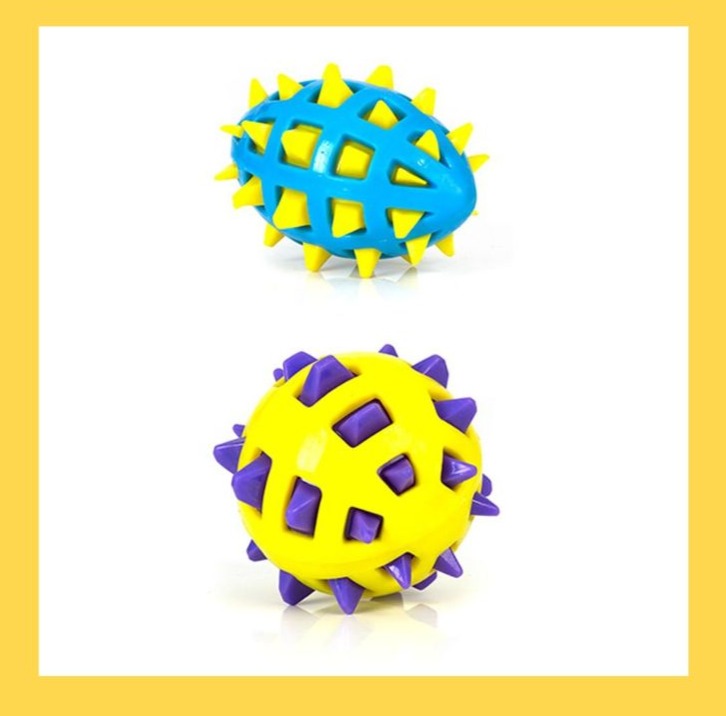 Rubber dog squeaky toy