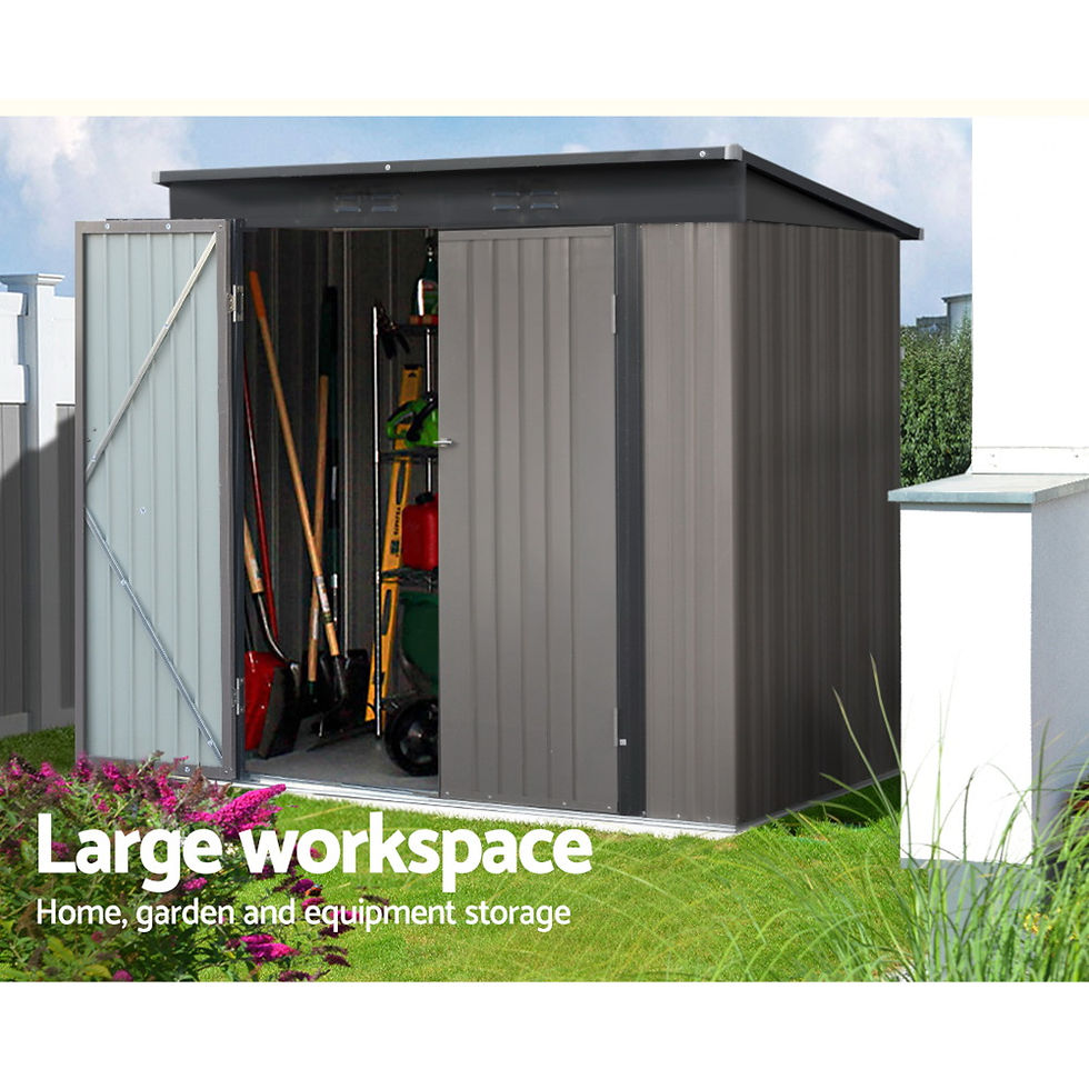 Thumbnail: Giantz Garden Shed 2.31x1.31M Outdoor Storage Double Door