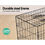 Thumbnail: i.Pet Dog Cage 36inch Pet Cage - Black