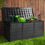 Thumbnail: Gardeon 290L Outdoor Storage Box - All Black