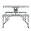 Thumbnail: Weisshorn Camping Table Folding Aluminum 85CM