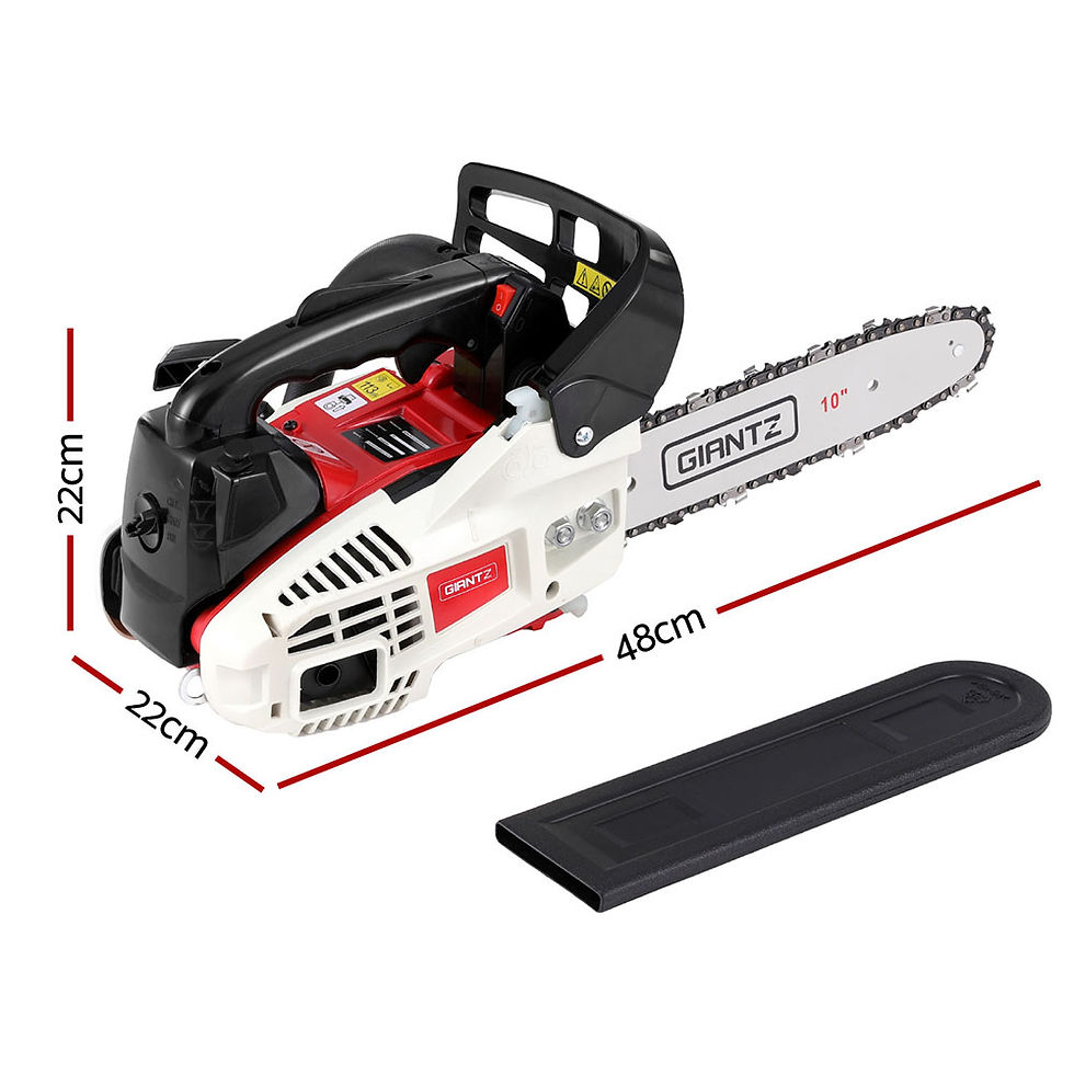 Thumbnail: Giantz 25cc Petrol Chainsaw 10" Bar E-Start