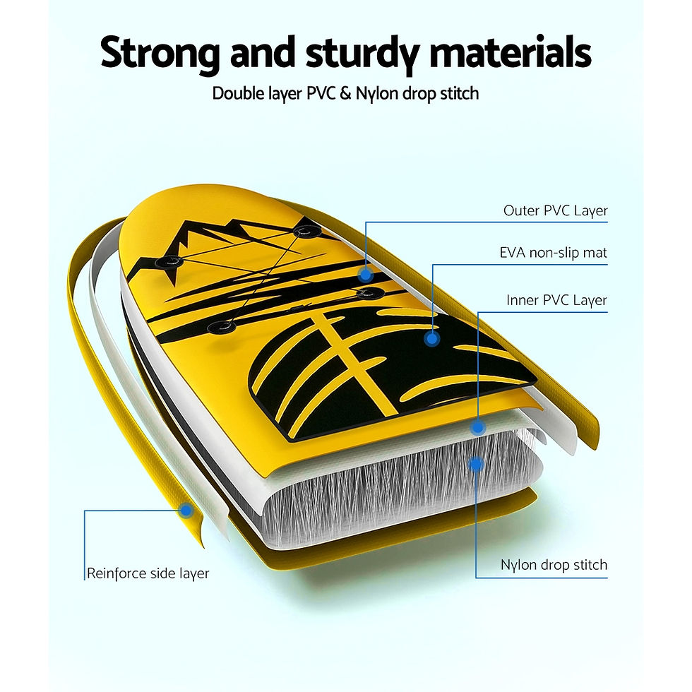 Thumbnail: Weisshorn Stand Up Paddle Board Inflatable Paddleboard 10FT