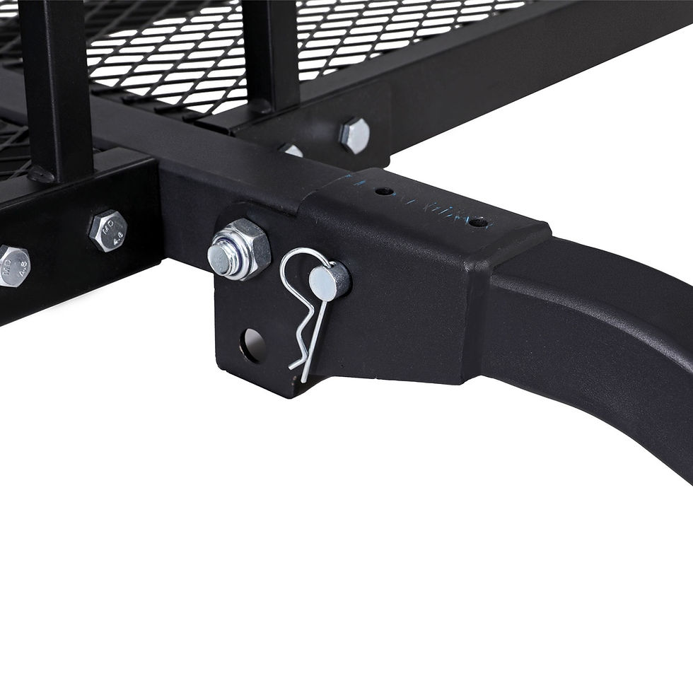 Thumbnail: Giantz Universal Foldable Hitch Basket Cargo Carrier 152cm Black