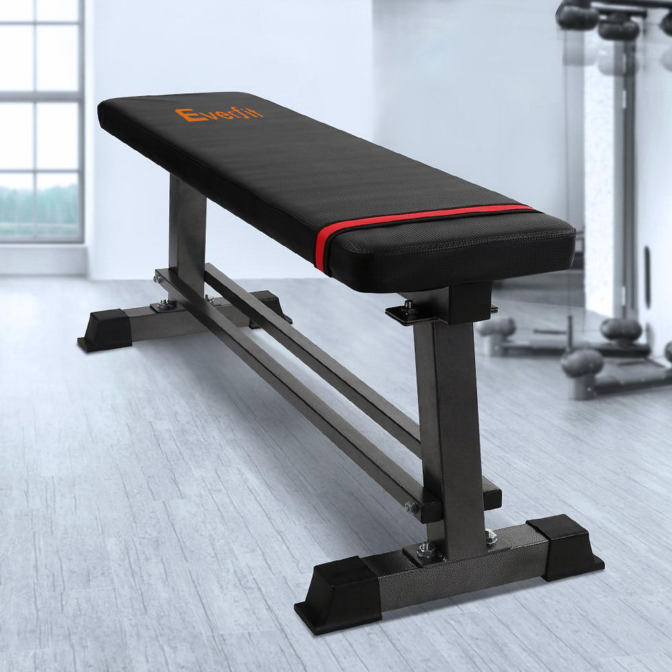 Thumbnail: Everfit Weight Bench Flat Multi-Station Home Fitness