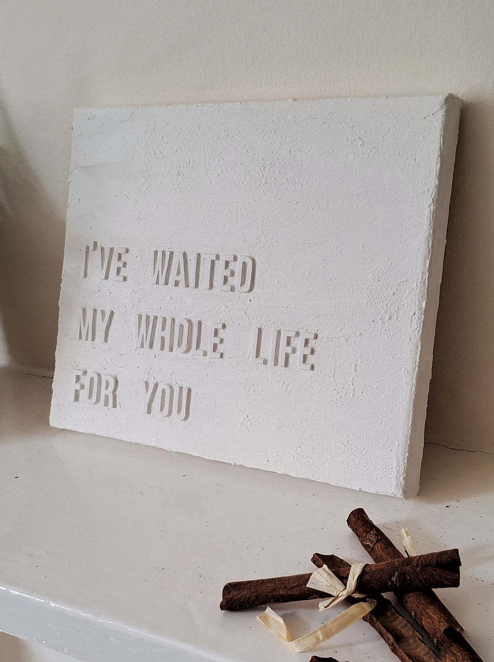 Thumbnail: I've Waited My Whole Life For You Textured 3D Canvas