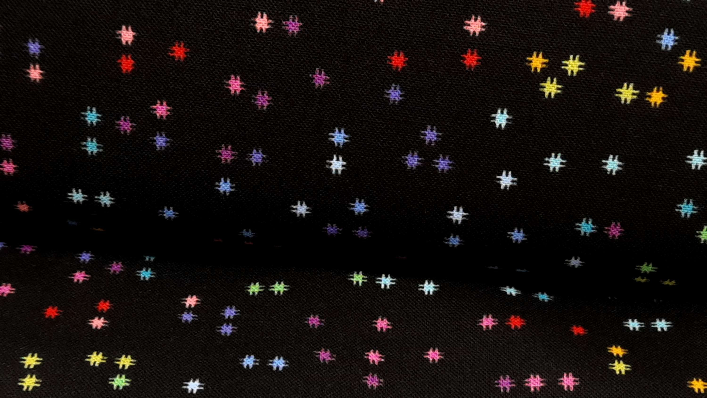 Rainbow Wonderland Tic Tac Toe Black, 0,5 meter