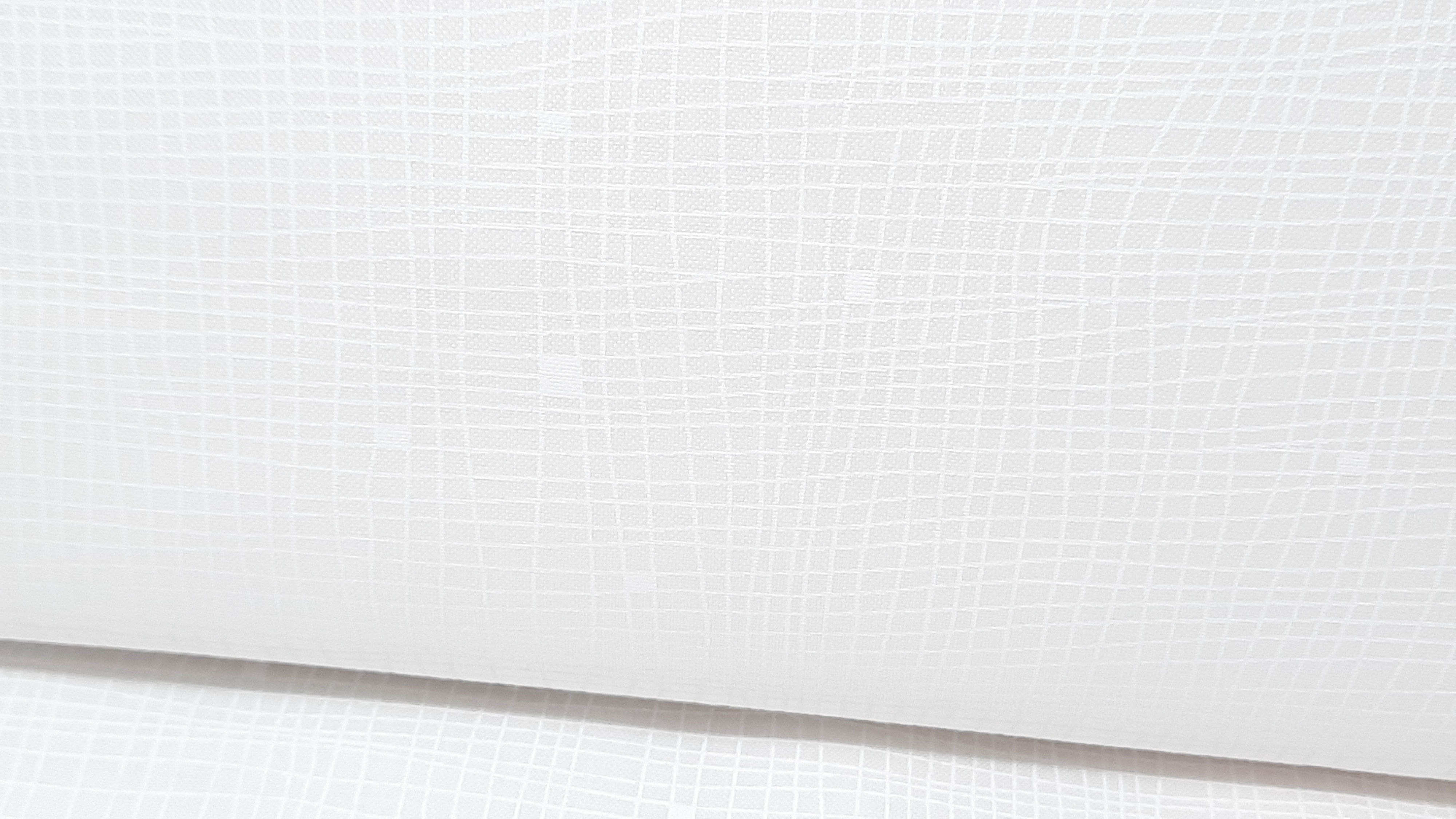 Ramblings 12, ruter hvit på hvit, 0,5 m