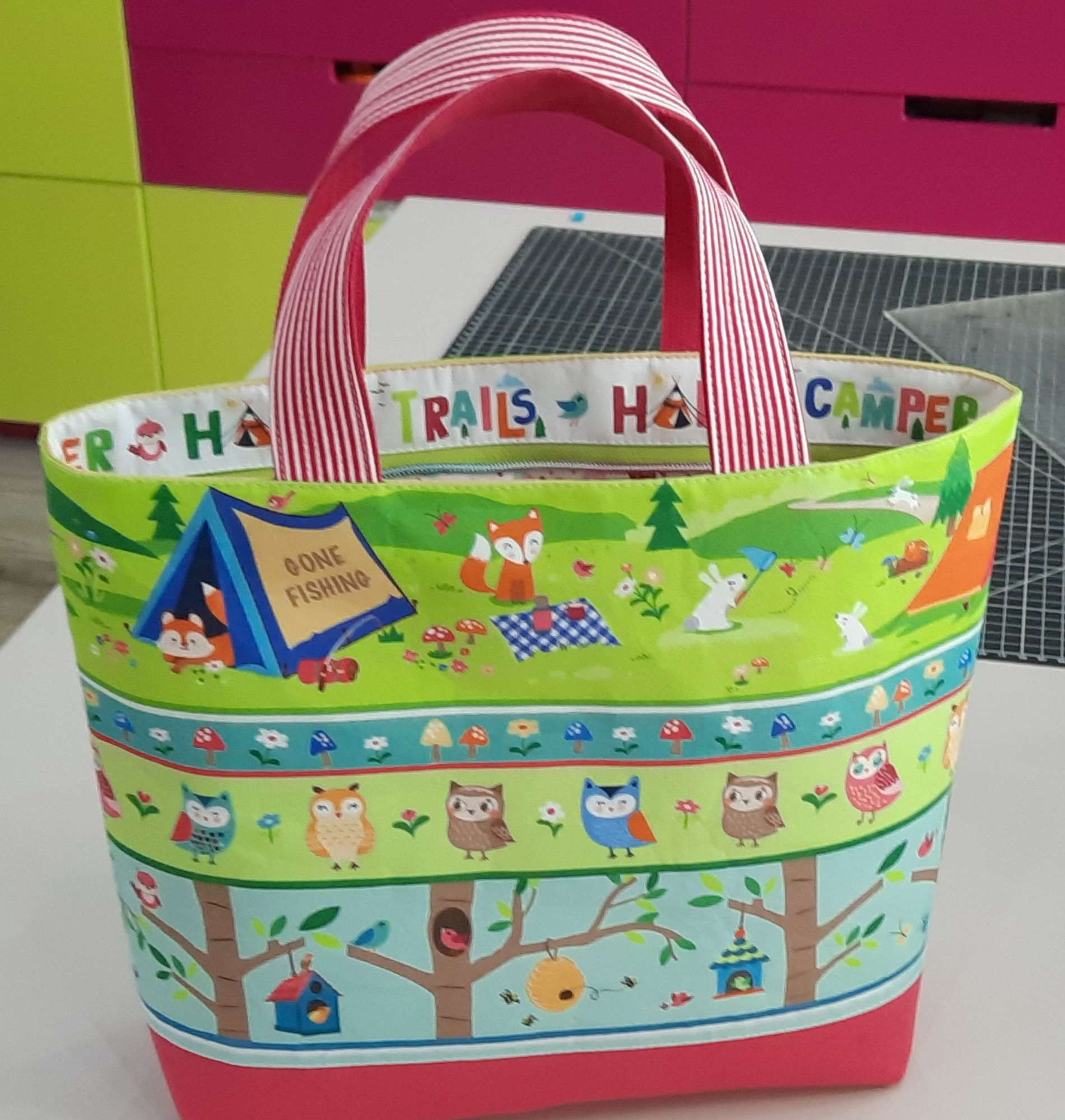 barnehageveske Happy Camper