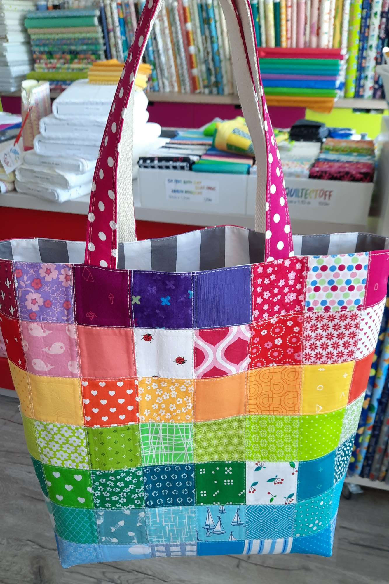 fargerikt handlenett