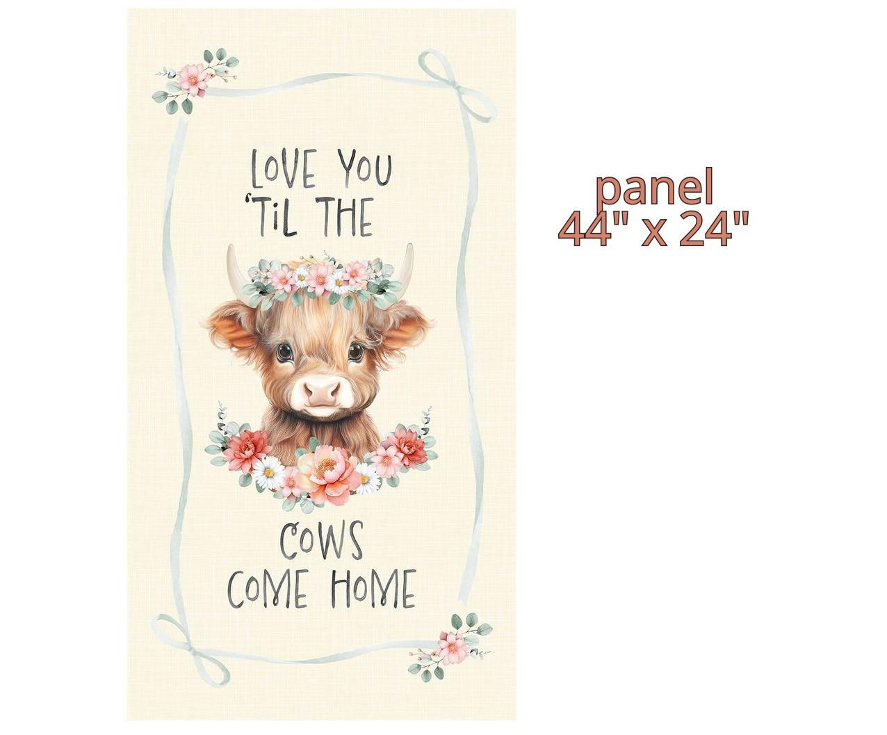 Til The Cows Come Home, panel ca 60cm x 1,10m