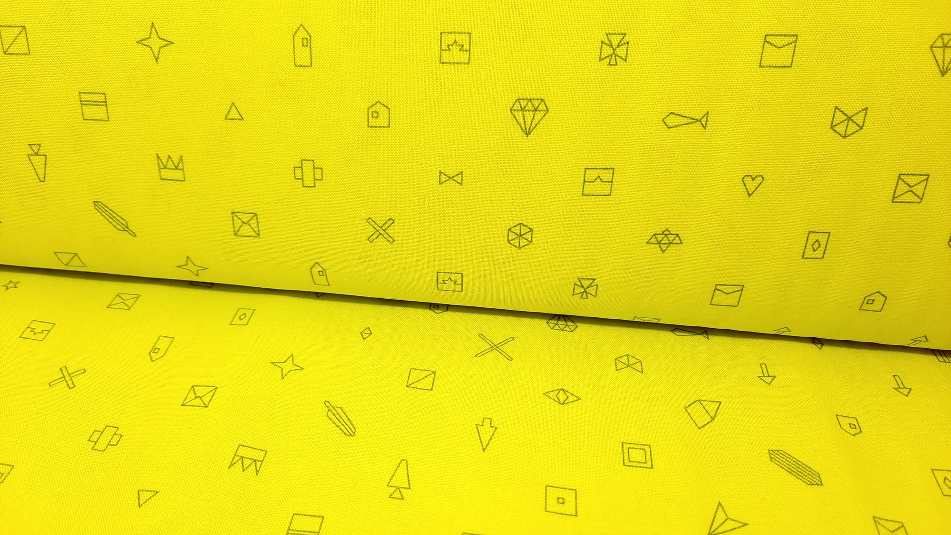 Trinket Citron Alison Glass Golden, symboler på lemongul, 0,5 m