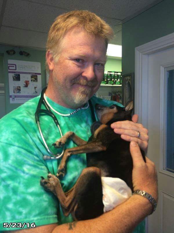 Dr. Flannery and Ozzy