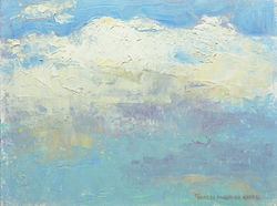 Lazy Day Sky 6 x 8 oil