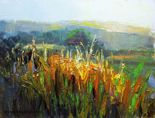 TalI Grasses 6 x 8 oil