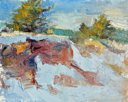 Bighorn Outcropping 8 x 10 oil
