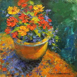 Hot Summer Day 8 x 8 oil