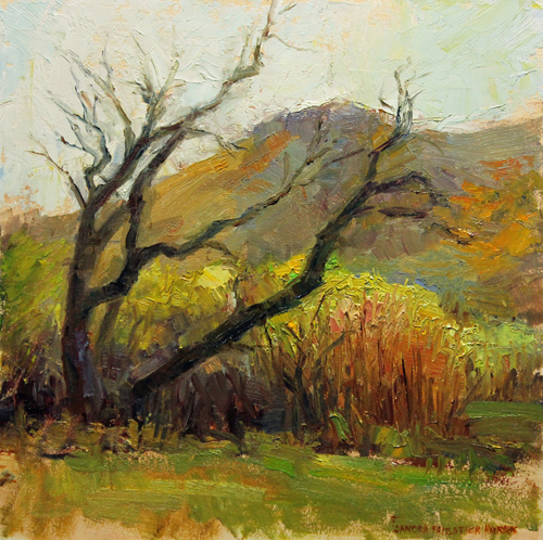 Reaching Out 8 x 8 oil