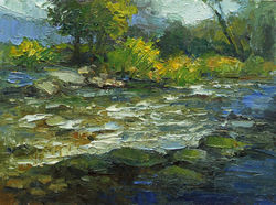 Tongue River 6 x 8 oil