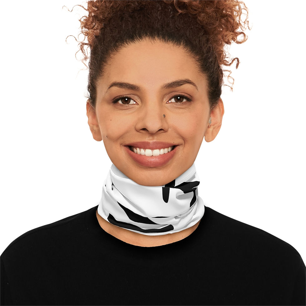 Thumbnail: Winter Neck Gaiter With Drawstring