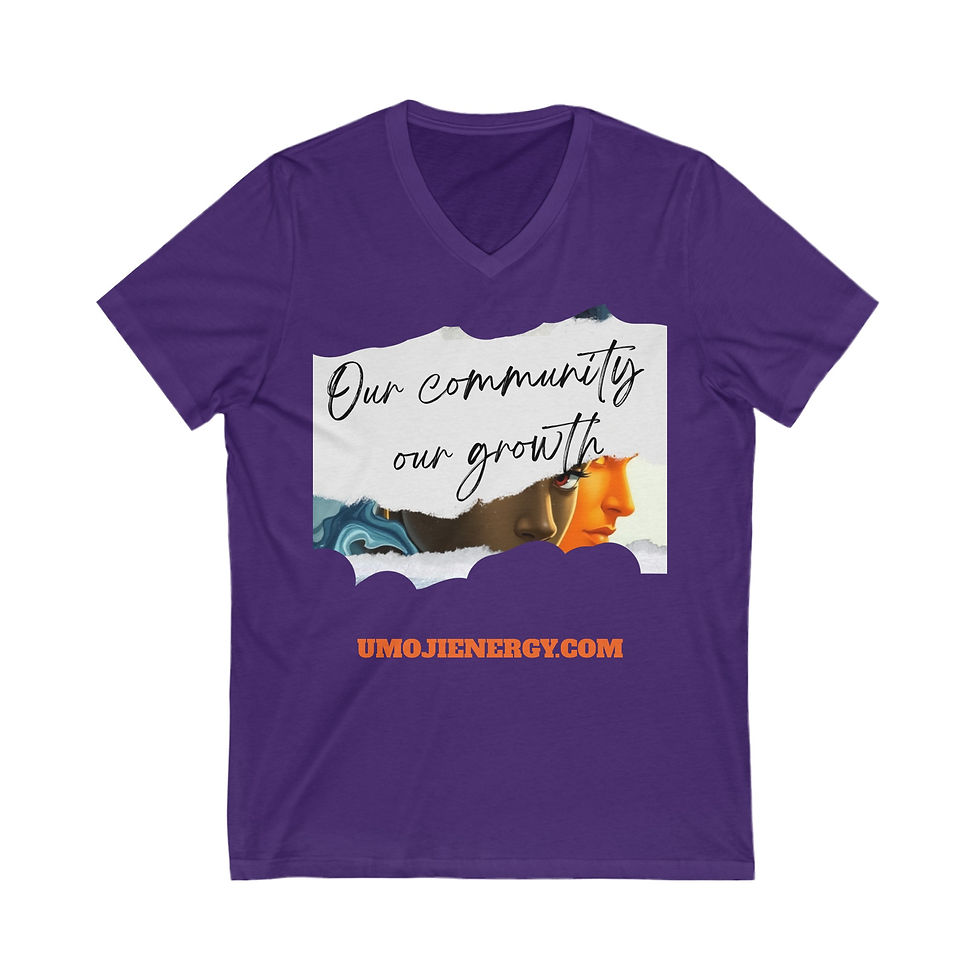 Thumbnail: Unisex Jersey Short Sleeve V-Neck Tee