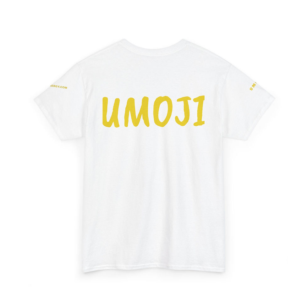 Thumbnail: Unisex Heavy Cotton Tee - Lion Emblem & UMOJI Graphic Tee for Casual Style