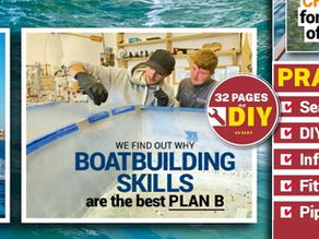We are very proud to have made the front cover of the famous worldwide magazine Practical Boat Owner
