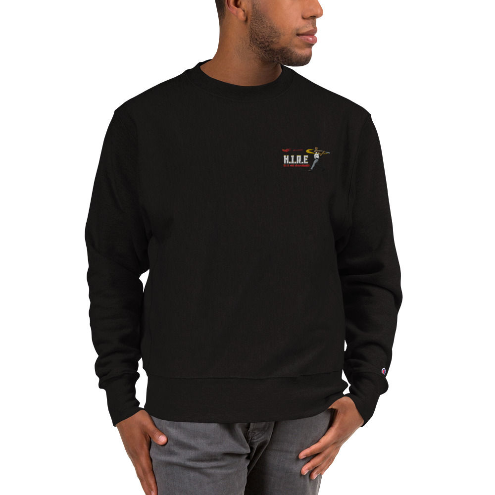 HIRE Media Embroidered Champion Sweatshirt