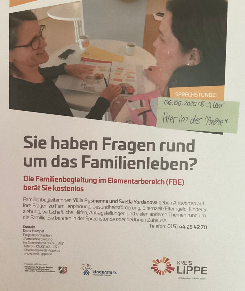 Sie haben Fragen rund um das Familienleben ?