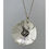 Thumbnail: nc-d112d Beach rose necklace. 1.25" round